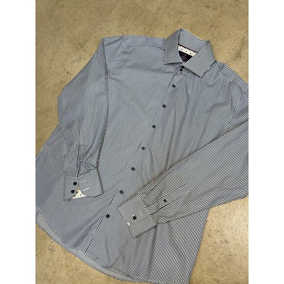 CURTIS Hawes & Curtis London York Slim Fit XXL Checkered Button-up 100% cotton - Picture 3 of 9